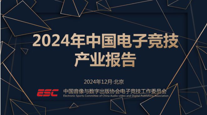 19体育网址2024中国电子竞技产业报告发布：稳定多元持续向好(图1)