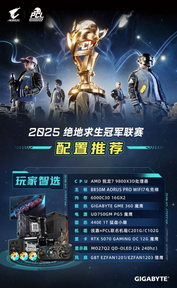 技嘉AORUS电竞主机19体育网址联名PCL：助力畅快吃鸡体验(图4)