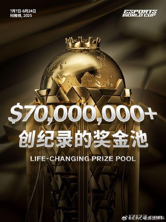 不愧是沙特2025电竞世19体育app界杯总奖金池将超过7000万美元(图1)